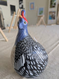 Handmade Guinea Fowl Wax Candle